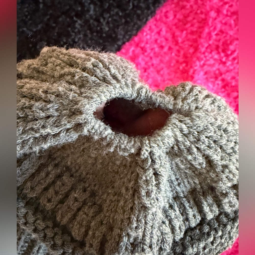 C.C Charcoal Knit Hat - Picture 4 of 4